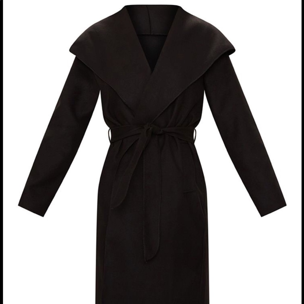 Waterfall Black Coat NEW WITH TAGS